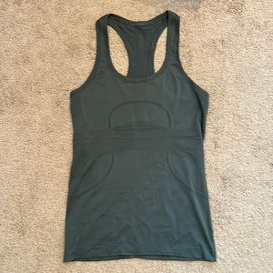 Lululemon Swiftly Tech Racerback Tank Top Sage color.